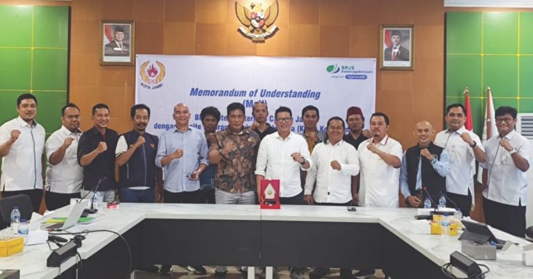 KONI Kota Jambi Resmi Gandeng BPJS Ketenagakerjaan Jambi