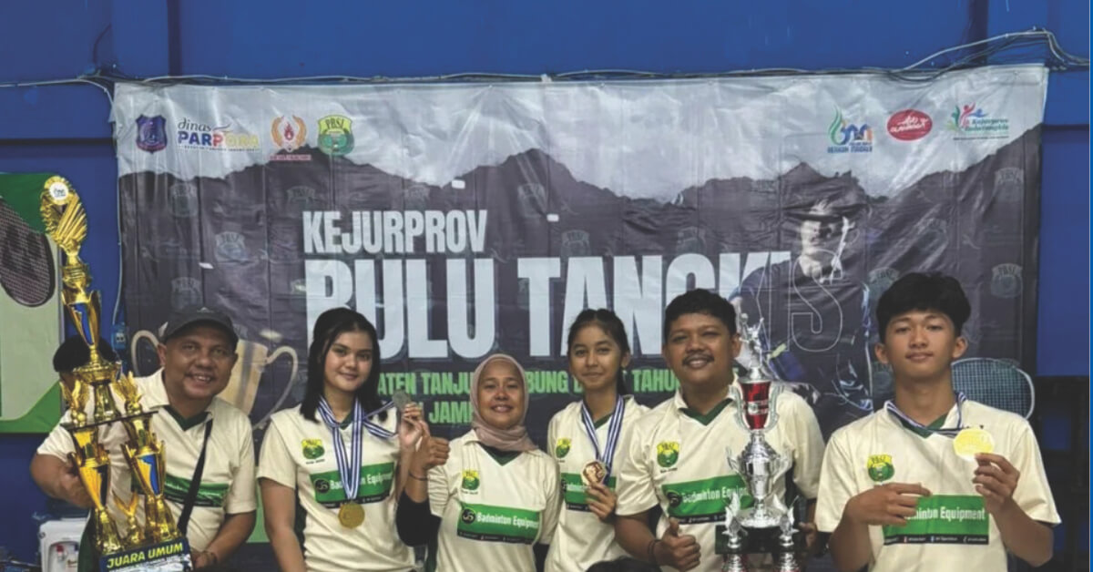 Kota Jambi Juara Umum Kejurprov Bulu Tangkis 2025
