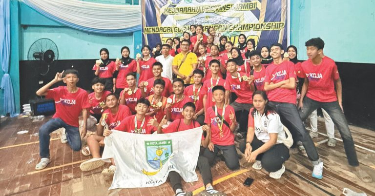 Taekwondo Kota Jambi Juara Umum Kejurprov 2025